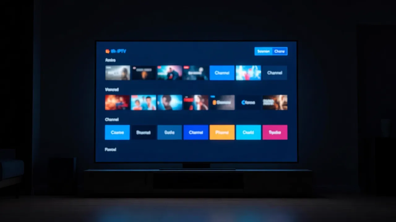 Інтерфейс VentoX IPTV Player з телеканалами та списком відтворення
